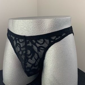 Lace Brief -R405F - Black ( lace pattern variable)